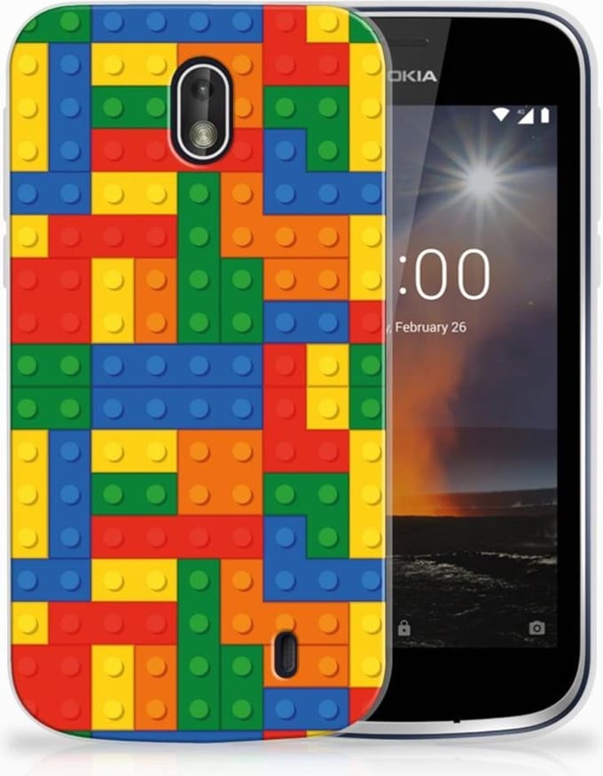 Nokia 1 TPU bumper Blokken
