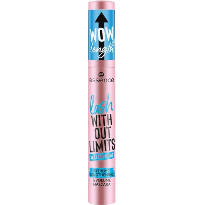 Essence Lash Without Limits Waterproof Extreme Lengthening &amp; Volume Mascara 03 Black Waterproof 13 ml