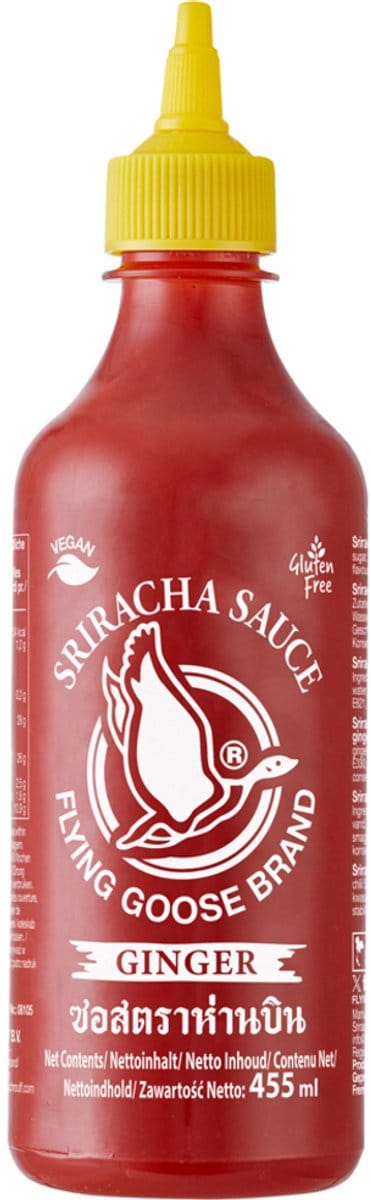Flying Goose Srirachasaus & Gember 12 x 455 ml