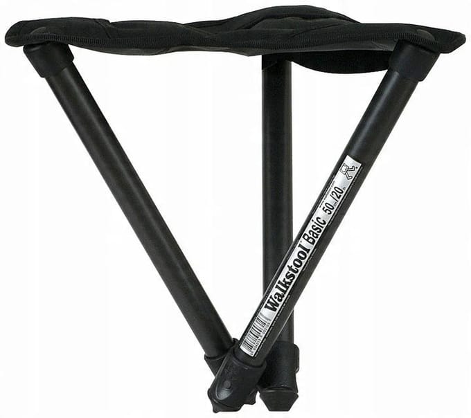 Walkstool 3-poots Krukje - Basic 50cm - Verstelbaar - Antraciet
