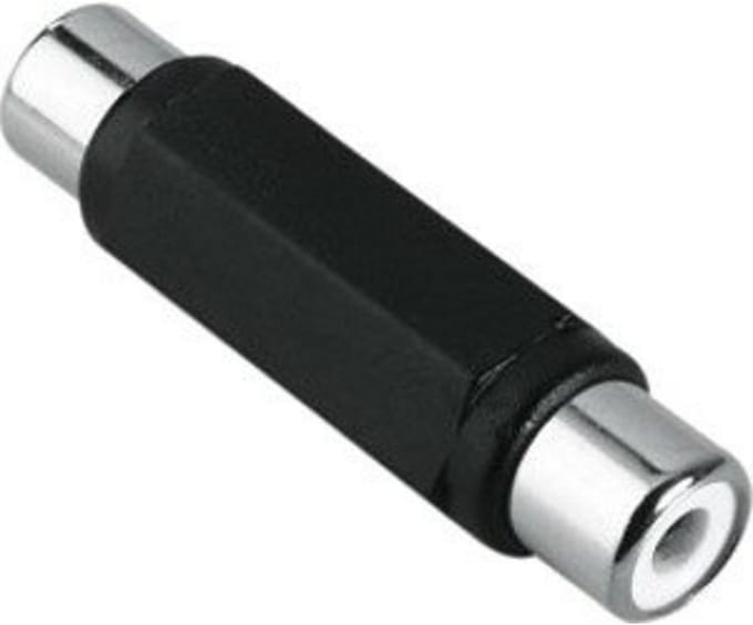 Hama RCA F/F Zwart