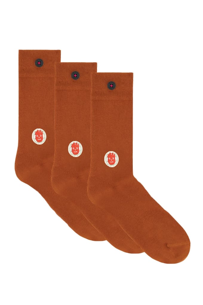 A-DAM 3-pack Casual Socks Volley Ball Cinnamon Stick Größe: 36-40 | Socken Outlet | Unisex