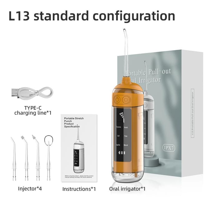 XIP7 Waterdichte Monddouche, Tandreiniger, Draagbare Mini Compacte Reisversie Student Waterflosser