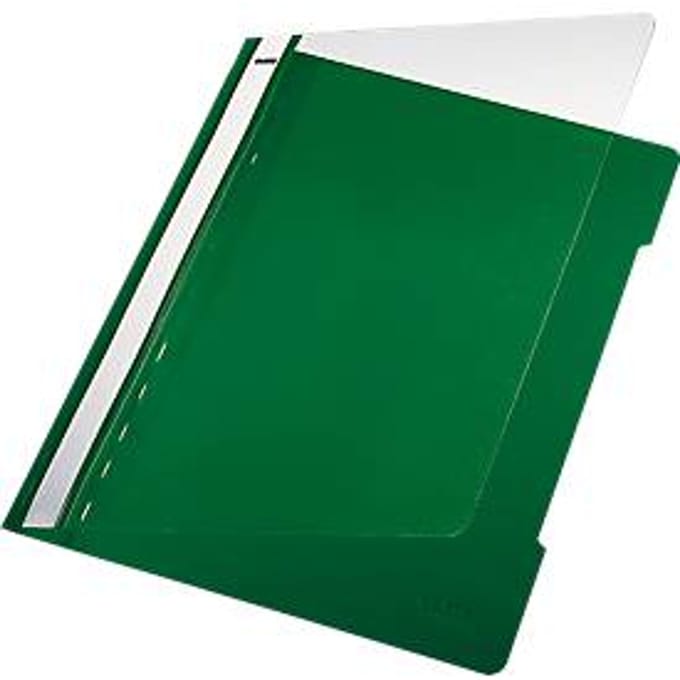 Leitz Snelhechter A4 - 30% pre-consumer gerecycled plastic - 25 Stuks - Groen
