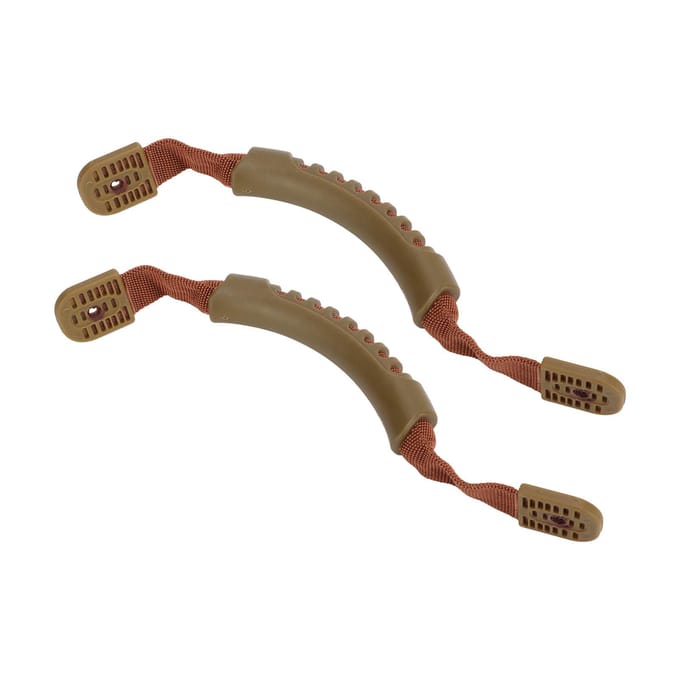 2 Stuks Kano Handvat Zijmontage Kayak Draag Accessoire Vervangingsonderdeel Set Kit voor Boot brown