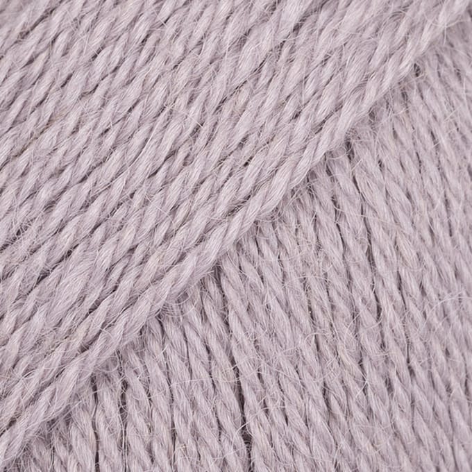 DROPS Alpaca Uni Colour - 9035 bevroren lavendel - Wol Garen