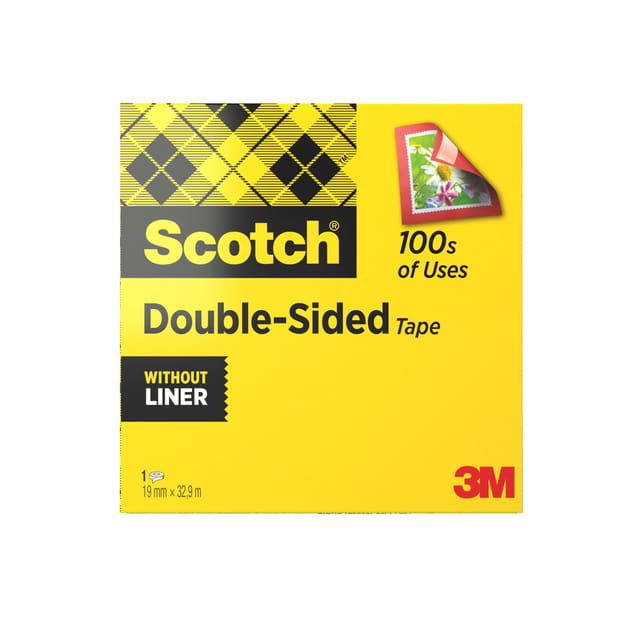 Plakband scotch magic 665 19mmx33m dubbelzijdig | Stuk a 1 rol