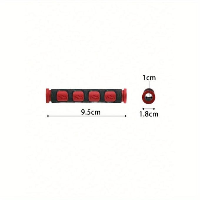 2 stuks/set Siliconen Motorfiets Antislip Remhendel Cover Motorfiets Modificatie Accessoires one-size rood