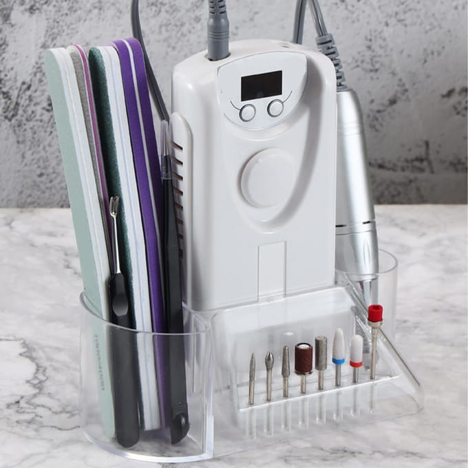 Nagelfrees Slijpbit Houder Helder Slijpmachine Bits Organizer Displaystandaard Transparant