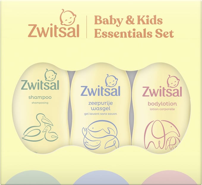 Zwitsal - Essentials Geschenkset - Baby & Kids - 3 x 200 ml