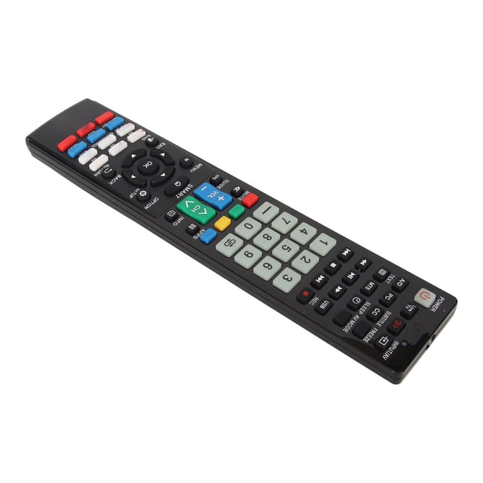 Télécommande de remplacement Télécommande TV universelle résistante à l'usure Compatible pour TV Sharp gray