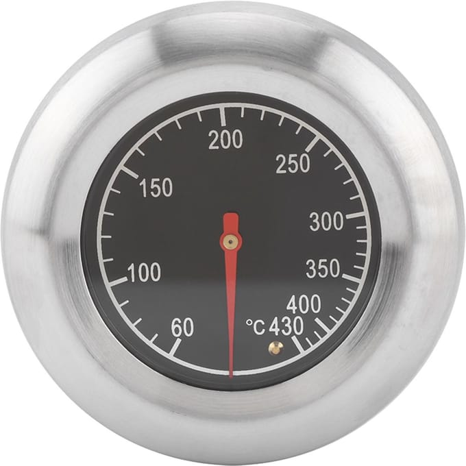 60~430 celsius  Roestvrijstalen BBQ Thermometer Barbecue Smoker Grill Temperatuurmeter wit