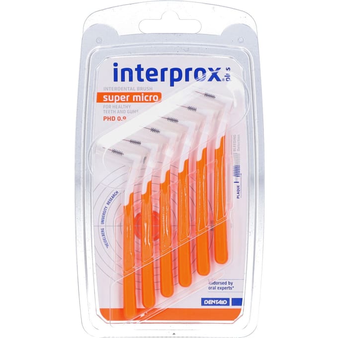 Interprox Plus Super Micro - Oranje - PHD 0,9 mm - 6 Ragers