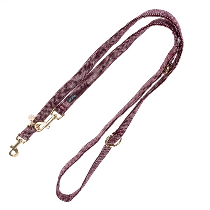 Nomad Tales Calma Tuig, Burgundy - Bijpassende riem: 200 cm lang, 20 mm breed