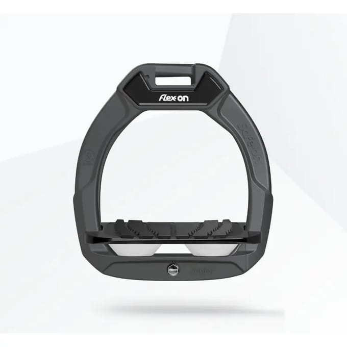 Veiligheidssportbeugels Ingelijst Grip Antraciet/Zwart/Wit kind Flex-On Safe-On