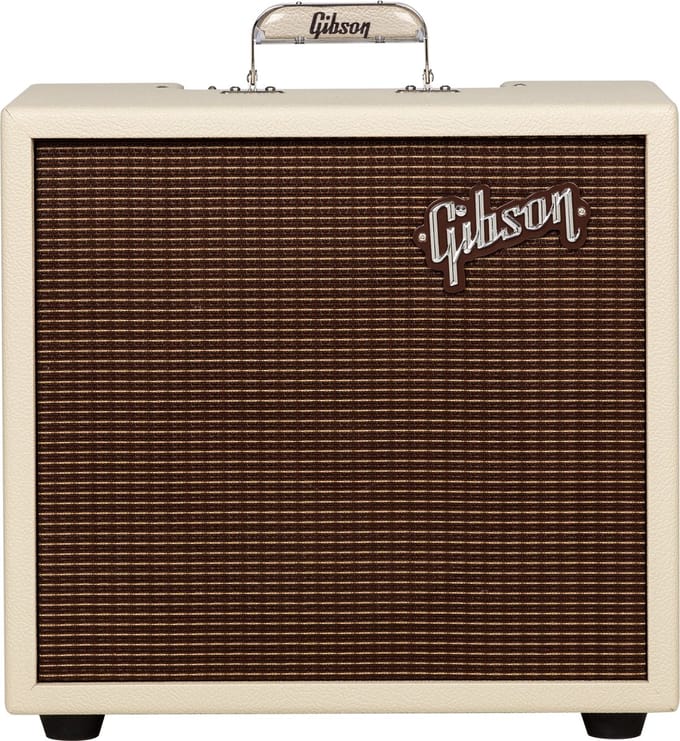Gibson Falcon 5 1x10" Combo Cream Bronco, Oxblood Grille - Buizenversterker