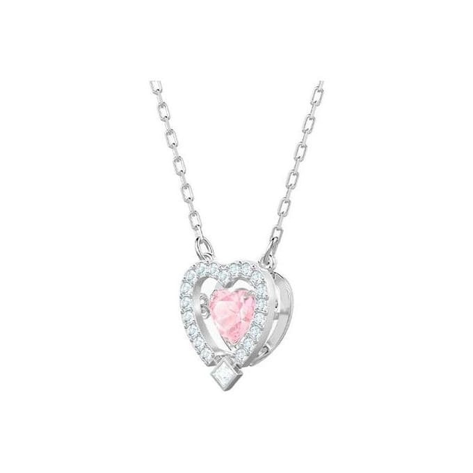 Collier pendentif cœur Sparkling Dance Swarovski pour femme 5465284 Box (Random Color) white