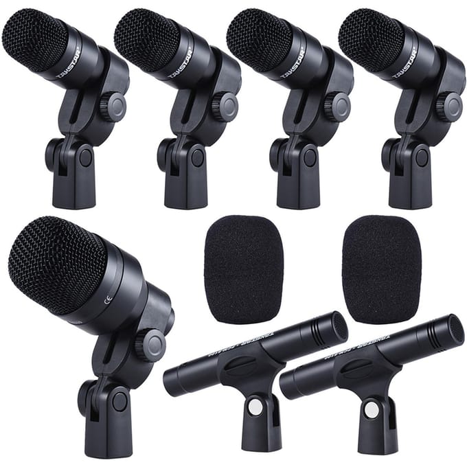 TAKSTAR DMS-D7 Professionele Muziekinstrumenten Drumstel Bedrade Microfoon Microfoon Kit met Standaard gray