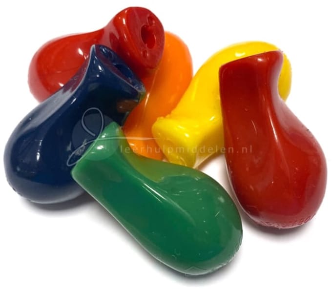 Jumbo Pencil Grip 5 cm, set van 6 stuks
