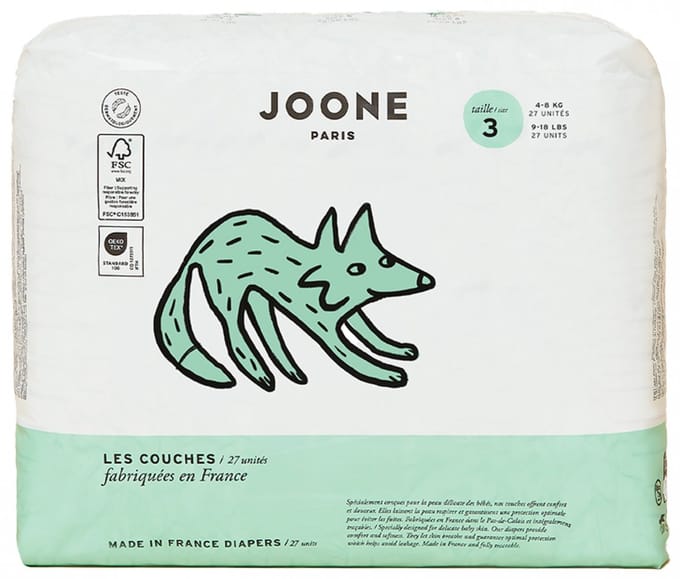 Joone Luiers Maat 3 (4-8 kg) 27 Stuks (Kleur : Brigitte Rose)