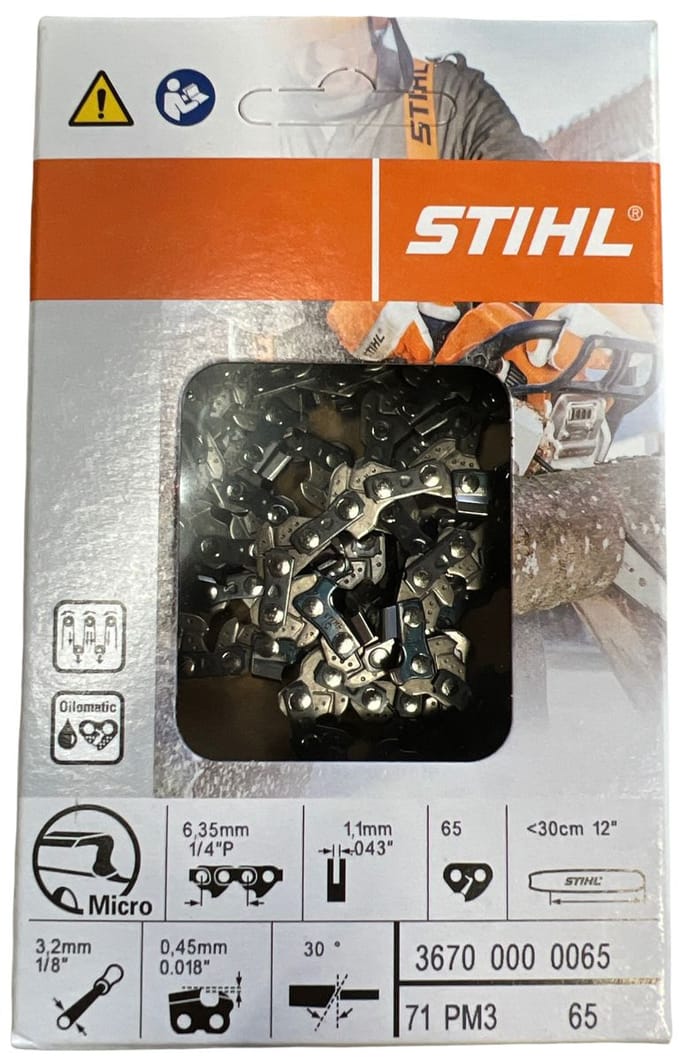 Stihl zaagketting pm3 1/4  1,1  65 30cm