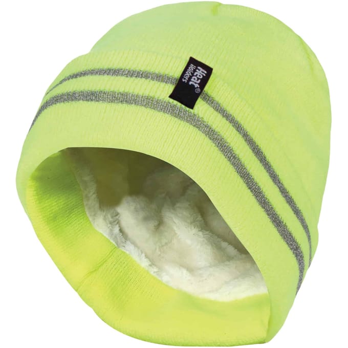 Heat Holders - Hi Vis reflecterende hoed voor heren - Hoi Vis Geel