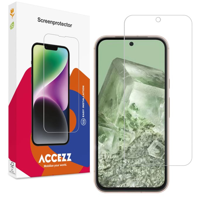 Accezz Screen Protector - Geschikt voor Google Pixel 8a - Gehard Glas Screenprotector