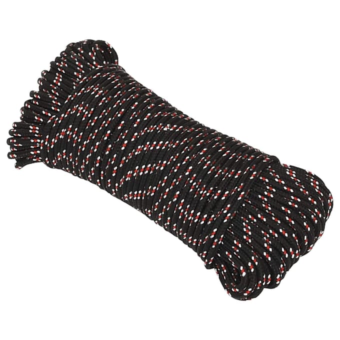 vidaXL - Boot - touw - 3 - mm - 500 - m - polypropyleen - zwart