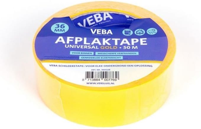 Veba Afplaktape universal gold