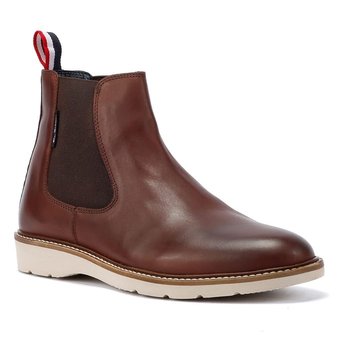 Ben Sherman Hampton Leren Herenlaarzen Bourgondië