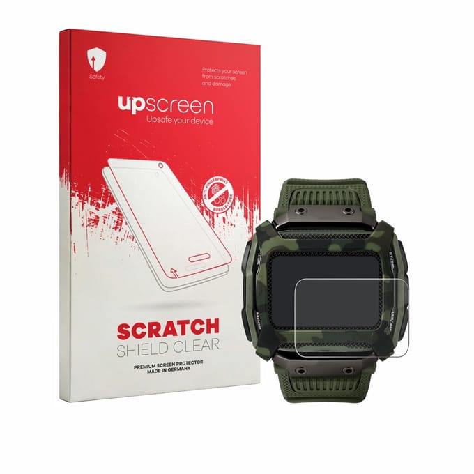 upscreen - Screenprotector voor Timex Command Shock - Folie Beschermfolie transparant
