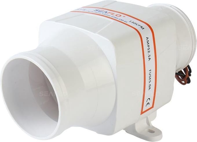 SeaFlo 12V in-line Blower 3,7 m³/min