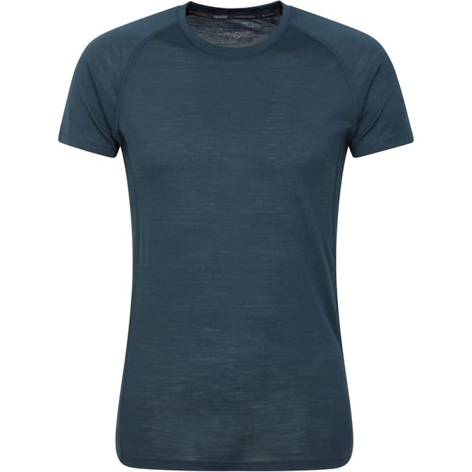 Mountain Warehouse Heren Summit II Base Layer Top (Marine)