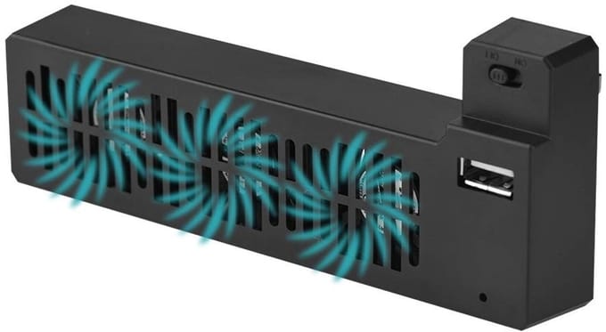Dailygoods - USB Koelventilator - Koeling voor Xbox One X - Compact en efficiënt - Hittebescherming - Verbeter je game-ervaring - Geschikt voor video...