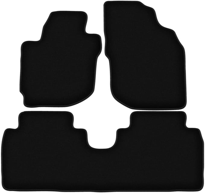 BASIC zwarte veloursmatten voor: Mazda MPV II LW minivan (1999-2006)