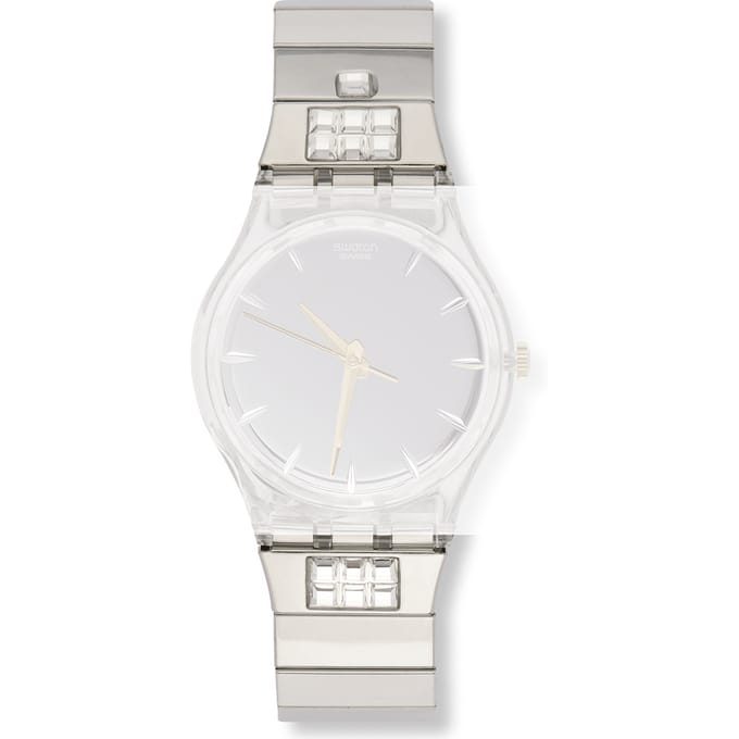 Swatch Plastic - Originals Medium (34mm) /Access/Solar/Musicall/Stop - G/SK/SL/SR/SS/SO28 AGK297A GK297 Closed Mirror Large Horlogeband
