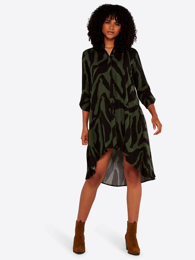 Overhemdjurk met zebraprint