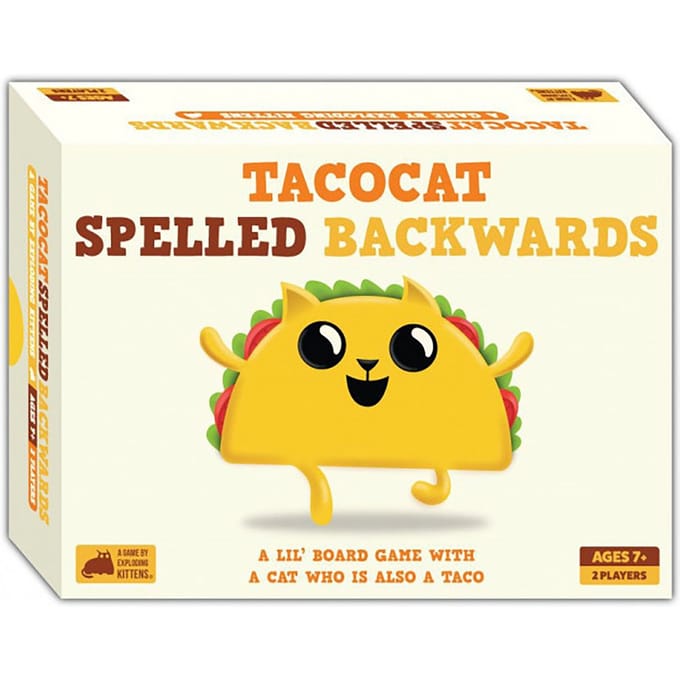 Exploding-Kittens Tacocat Spelled Backwards