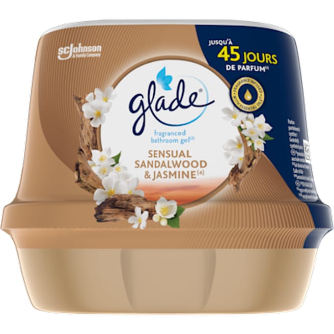 Glade Fragranced Bathroom Gel Sensual Sandalwood & Jasmine 180G