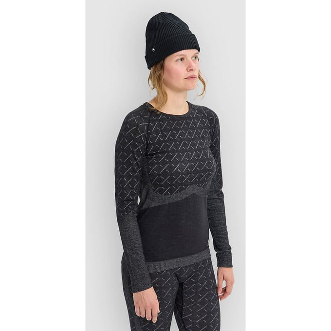 Burton Ak Slokar Crew Base Layer Top zwart
