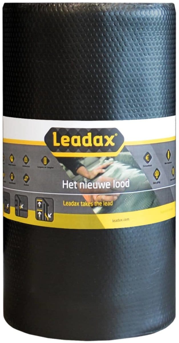 Leadax loodvervanger - alternatief voor daklood - 33 cm - 6 meter