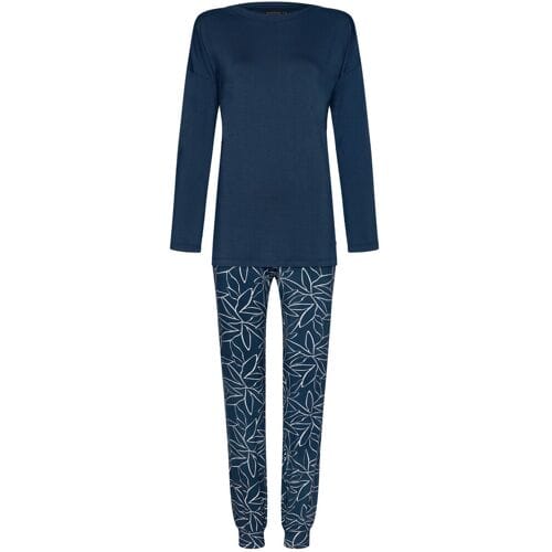 Duurzame marineblauwe pyjama Pastunette - Blauw - Maat - 52