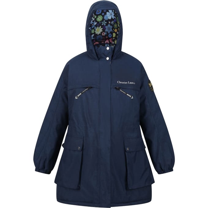 Regatta Dames/Dames Christian Lacroix Cailar Logo Longline Waterdichte Jas (Marine Marl)