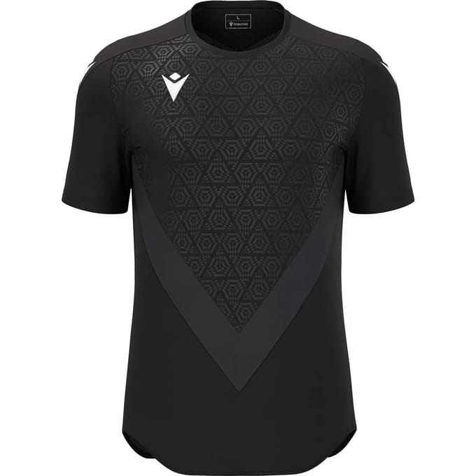 Macron Thunder Wisp Shirt Korte Mouw Heren - Zwart | Maat: M