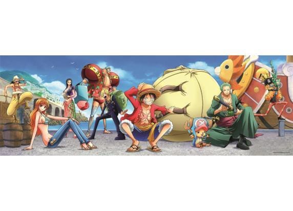 Clementoni - Puzzel - 1000 Stukjes - One Piece Panorama - Puzzel Voor Volwassenen
