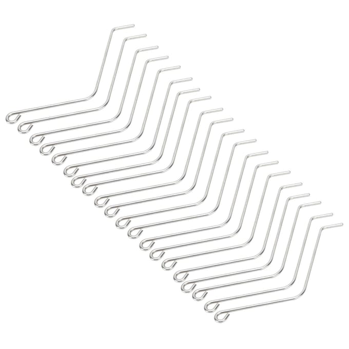 20 STUKS Roestvrijstalen Bijenkastverbinders Buig Draadhouder voor Houten Bijenkast Imkergereedschap white
