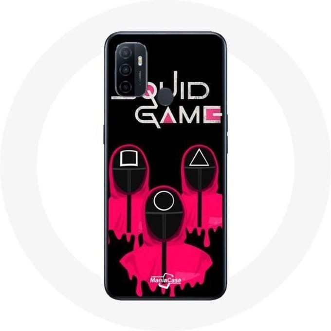 Oppo A53 Case Squid Game Vierkante driehoek- en cirkelmaskers
