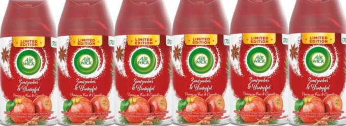 Freshmatic Cinnamon Magic & Baked Apple navulverpakking (6x250 ml),