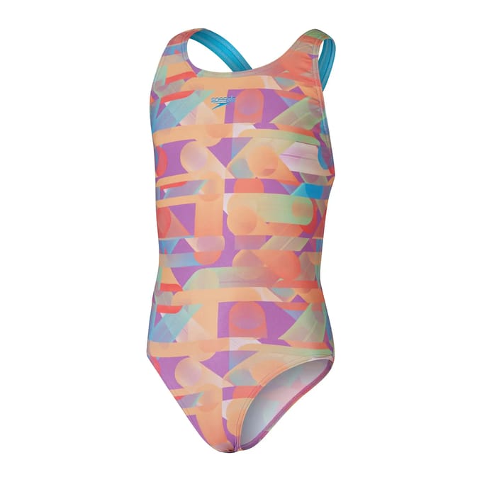 Eéndelig badpak met print meisje Speedo