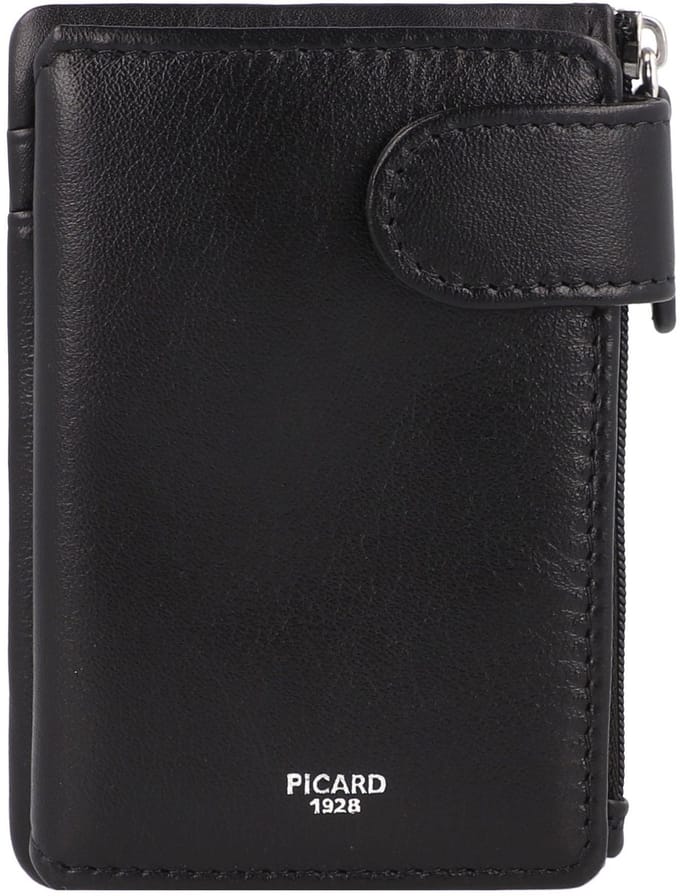Picard Bingo Sleutel portemonnee Leer 12 cm - schwarz